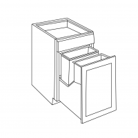 Base Trash Pullout Cabinet