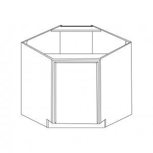 Camellia Angle Sink Base 36"